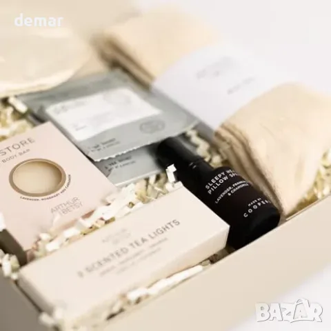 Подаръчен комплект HALLBY Sleep Spa Box с аромат на лавандула, снимка 5 - Други стоки за дома - 56228532