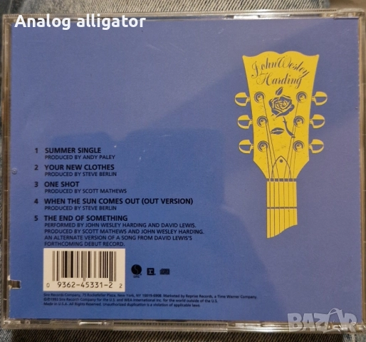 John Wesley Harding , снимка 2 - CD дискове - 52031897