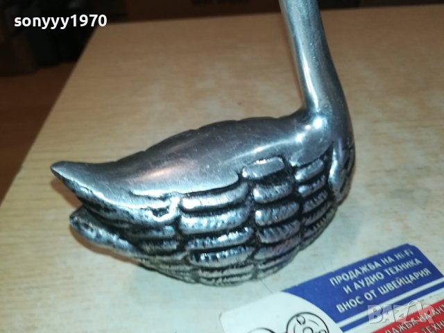 ЛЕБЕД-15Х13Х6СМ-ВНОС ФРАНЦИЯ 0810231114, снимка 8 - Антикварни и старинни предмети - 42479344