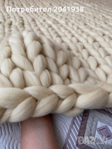 Одеяло от мериносова вълна, снимка 2 - Олекотени завивки и одеяла - 31497042