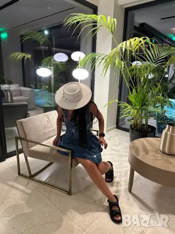 дънкова рокля sagaza, снимка 4 - Рокли - 50417527