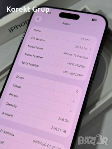 iPhone 16 Pro MAx, снимка 3 - Apple iPhone - 54307877