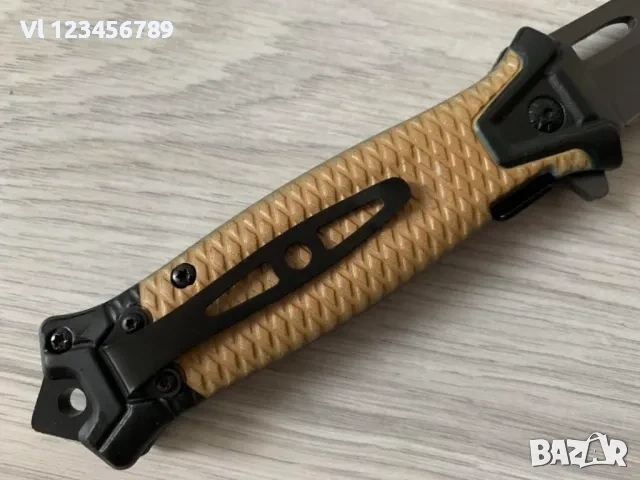 Сгъваем автоматичен нож Buck- Da 148 - 90х225 мм, снимка 7 - Ножове - 53979015