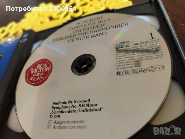 FRANZ SCHUBERT, снимка 6 - CD дискове - 44659718