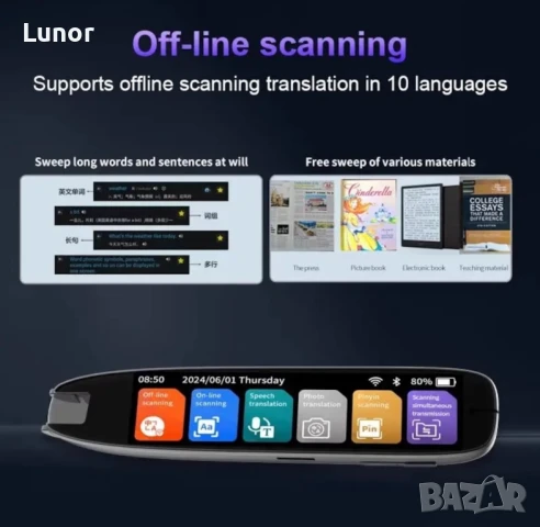 Многофункционален интелигентен преводач, снимка 3 - Друга електроника - 51067673