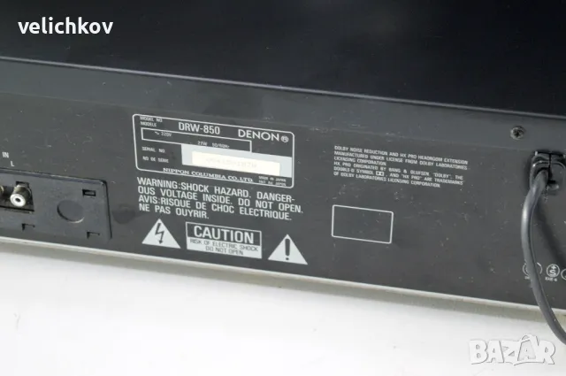 Касетен дек Denon DRW-850, снимка 6 - Декове - 48315772