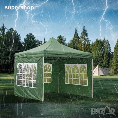 Страници с прозорци 9м. за шатра, завеса за шатра хармоника , снимка 11 - Градински мебели, декорация  - 53929425