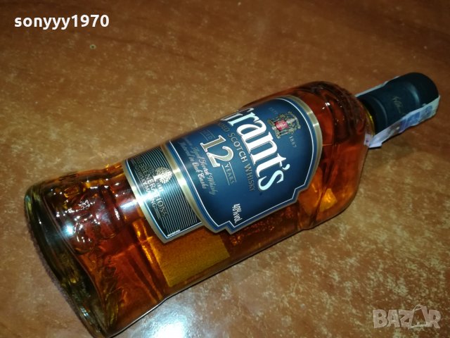 ПРАЗНО ШИШЕ-GRANTS 12YEARS-шИшЕ ЗА КОЛЕКЦИЯ 2601221918, снимка 2 - Колекции - 35571837