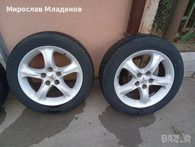 Оригинални джанти със зимни гуми за Mitsubishi Grandis, снимка 3 - Гуми и джанти - 56267155