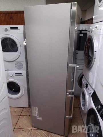 Като нов иноксов комбиниран хладилник с фризер Бош Bosch A+++ с две години гаранция!, снимка 2 - Хладилници - 53881498