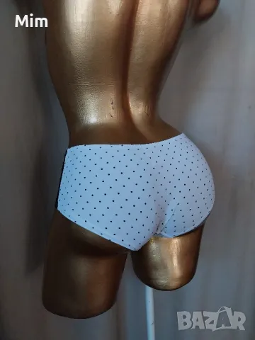 S Бели бикини на черни точки , снимка 4 - Бельо - 50214626