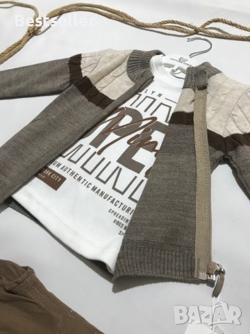 РАЗПРОДАЖБА-Бебешки Комплект от 3 Части(НОВО), снимка 3 - Комплекти за бебе - 39106639