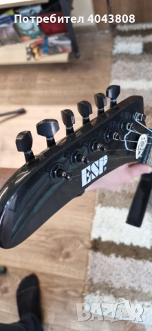 Електическа китара ESP James Hetfield/wolf and man ЗА ЛЯВА РЪКА, снимка 6 - Китари - 54119279