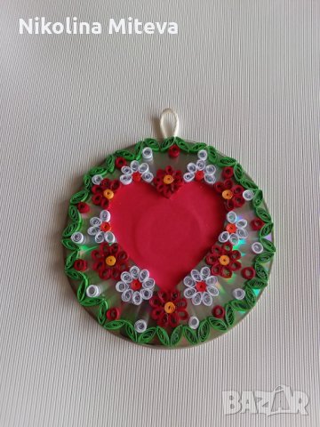 Украса за стена " Сърце ", снимка 3 - Пана - 29579372