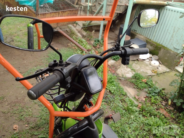 Електрическа триколка с три седалки и покрив EcoWay М19P, снимка 4 - Мотоциклети и мототехника - 52181738