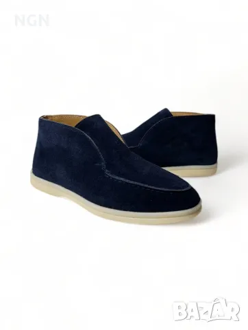 Модерни, високи дизайнерски лоуфъри Loro Piana., снимка 11 - Дамски ежедневни обувки - 46856650