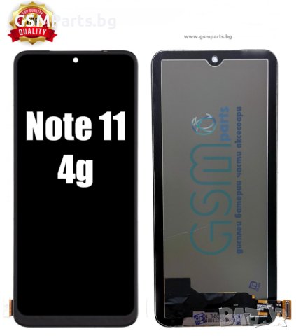 Дисплей + Тъч скрийн за Xiaomi Redmi Note 11S / Note 11 (4G) (2022) BLACK  LCD OLED в Резервни части за телефони в гр. Пловдив - ID42282745 — Bazar.bg