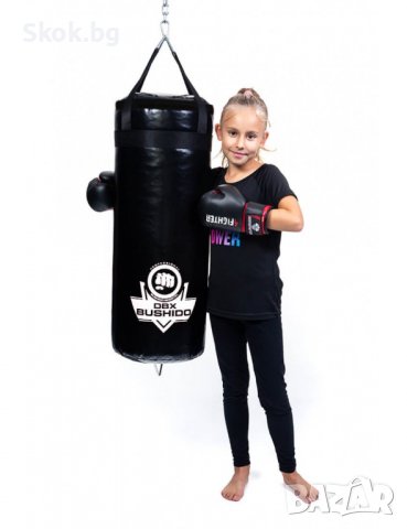 Боксова круша за деца и юноши - DBX Junior 80P - 80x30 cm - 15 kg, снимка 4 - Бокс - 37976375