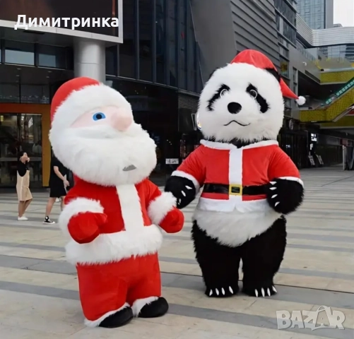 Надуваем дядо Коледа 