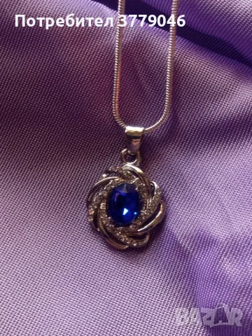 Колие с кристал , снимка 4 - Колиета, медальони, синджири - 47845404