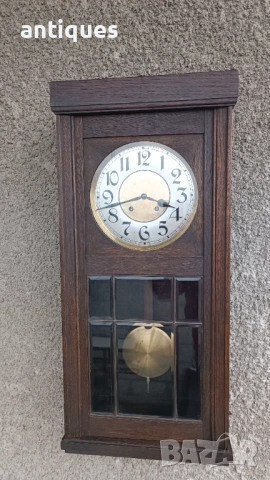 Стар стенен часовник - LFS - Germany - Антика - 1920" год.