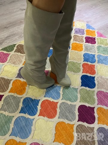 Ботуши естествен велур, снимка 4 - Дамски ботуши - 35142853