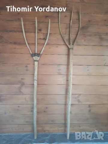 Дървени вили.-2 броя., снимка 10 - Антикварни и старинни предмети - 48011711