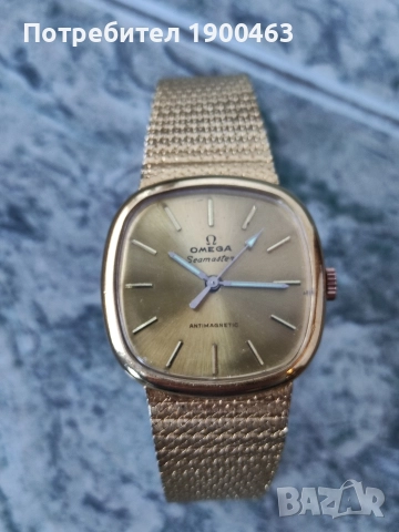 Омега.Кварц.Реплика., снимка 5 - Мъжки - 52847873