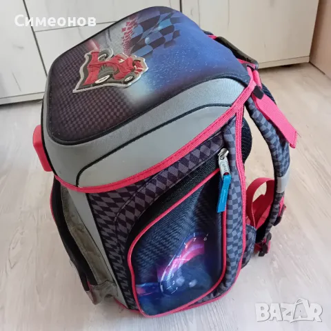 Ученическа раница Scooli Speed Racer, снимка 3 - Раници - 47568675