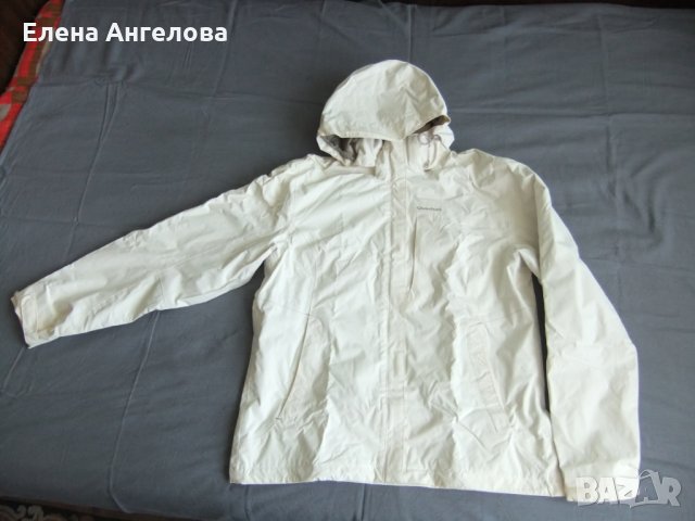 Дамско яке QUECHUA цвят екрю, ново