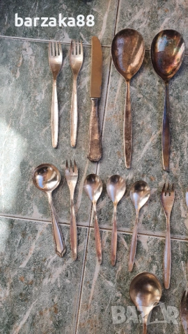 40 броя Посребрени прибори 90 и 100, снимка 8 - Колекции - 54365341