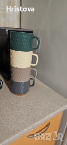 Керамични чаши за чай,капучино,лате, снимка 6 - Чаши - 52839866