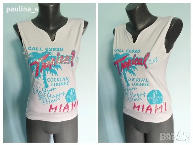 Три различни броя / Еластично марково бюстие или блуза "Wearhouse", Italy , снимка 12 - Потници - 36046561