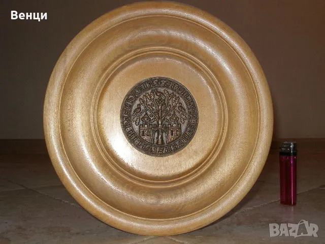 Дървена Чиния ..., снимка 2 - Антикварни и старинни предмети - 49859454