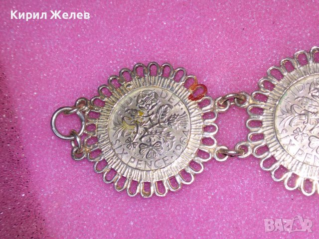 СРЕБЪРНА ГРИВНА ВИСОКА ПРОБА СРЕБРО с МОНЕТИ на КРАЛИЦА ЕЛИЗАБЕТ II - Монетите НЕ са СРЕБЪРНИ 43271, снимка 14 - Антикварни и старинни предмети - 44393952