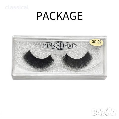 Последни бройки ! Mink 3D Hair False Eyelashes Изкуствени мигли, снимка 2 - Декоративна козметика - 30456912
