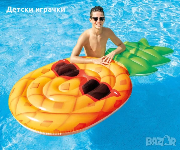 Надуваем дюшек готин ананас INTEX, снимка 3 - Надуваеми играчки - 50852883