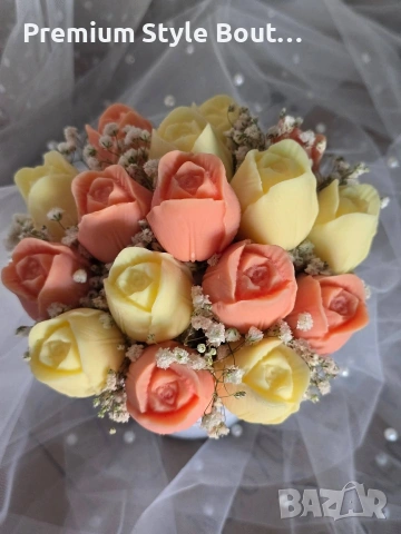 букет от соеви свещи , снимка 18 - Декорация за дома - 54004913