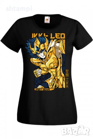 Дамска тениска Saint Seiya Leo Aiolia 01,Анимация,игра,Празник,Повод., снимка 2 - Тениски - 38074501