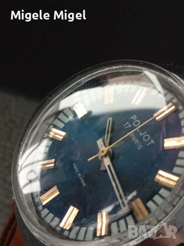 Руски ръчен механичен часовник Poljot., снимка 3 - Мъжки - 53932990