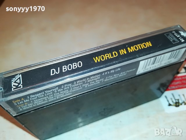 ✅dj bobo-word in motion ka music 0110221907, снимка 11 - Аудио касети - 38185112