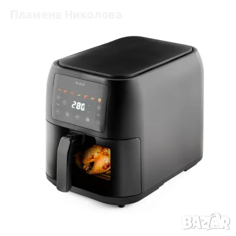 Фритюрник с горещ въздух Muhler MFX-815, 1700W, 8L с подарък книга с 69 рецепти! ПРОМОЦИЯТА ВАЖИ ДО , снимка 2 - Фритюрници - 48232793