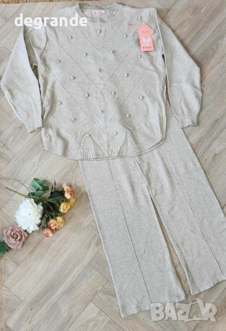 НАМАЛЕН Дамски комплект Фино Плетиво, снимка 3 - Комплекти - 52854390