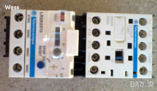 Контактор LC1K0610 и термозащита LR2K0310, снимка 2 - Резервни части за машини - 52718513