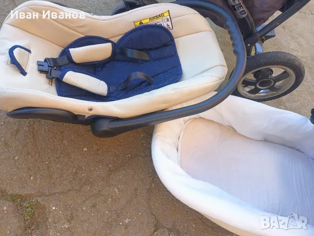 Бебешка количка с 3 коша, снимка 7 - Детски колички - 49247867