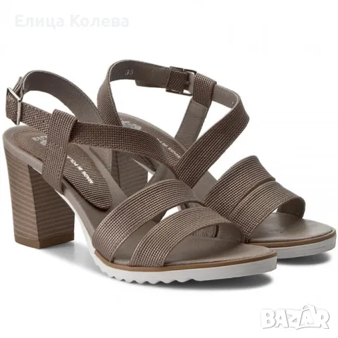 Елегантни обувки/ сандали на ток н.37, снимка 4 - Дамски обувки на ток - 50011095