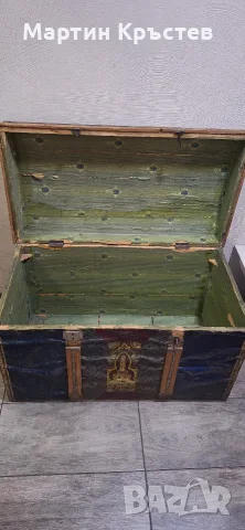 Старинна ракла или скрин, снимка 4 - Антикварни и старинни предмети - 55779652