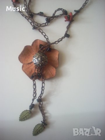✅Уникално ново арт колие ръчна изработка, снимка 5 - Колиета, медальони, синджири - 38251462