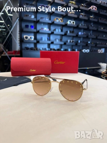 слънчеви очила с висок клас калъф на марката кутия, сертификат ,кърпичка chanel cartier pradaDior , снимка 8 - Слънчеви и диоптрични очила - 53882434