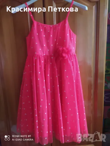 Детска рокля на H&M ръст по етикет 128 см/7-8 г.